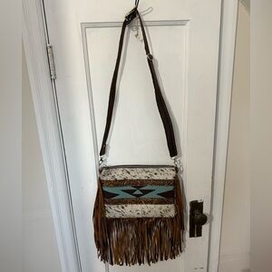 Dancing Cactus Designs Fringe Purse + Glasses Case